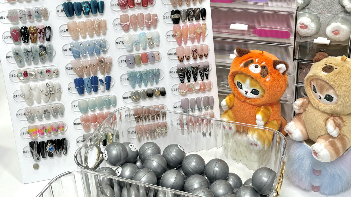 100% Handmade Nails & Kawaii Jewelry Mystery Balls