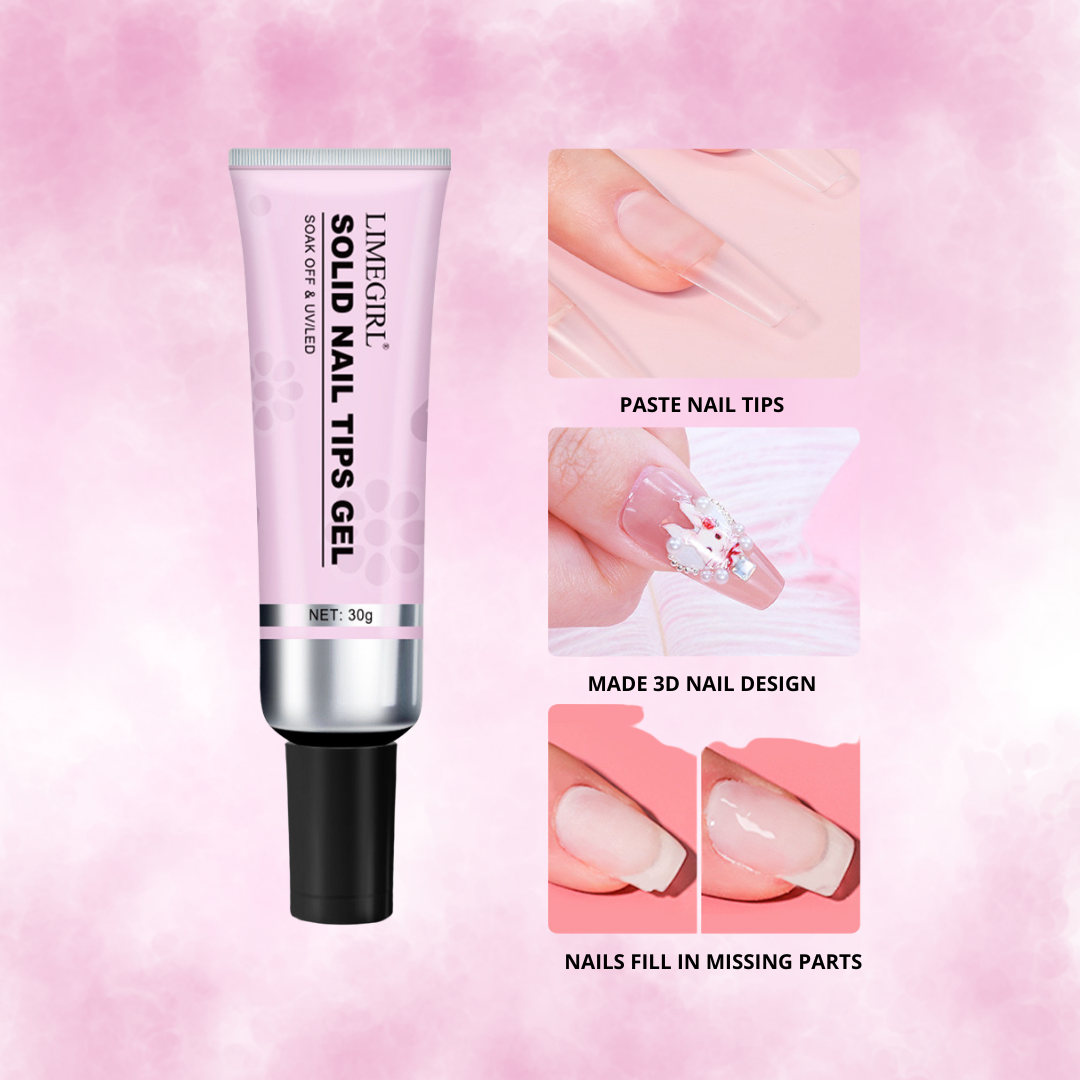 Solid Nail Glue 3-in-1 Set