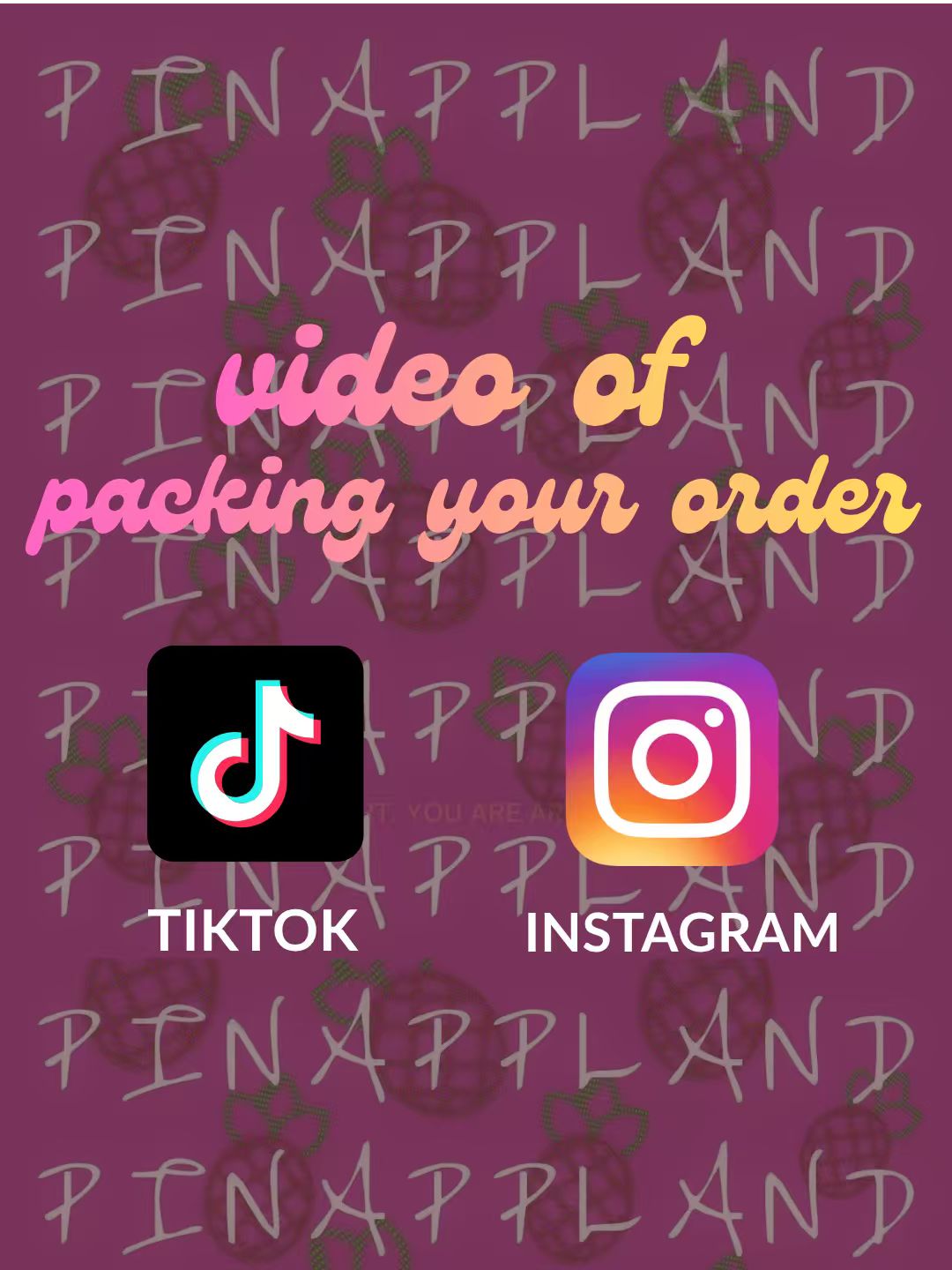Video of Packing Your Order