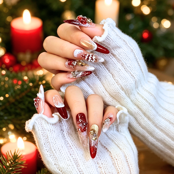 Gilded Snow Noel