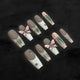 Ribbon Garden-Handmade Press On Nails