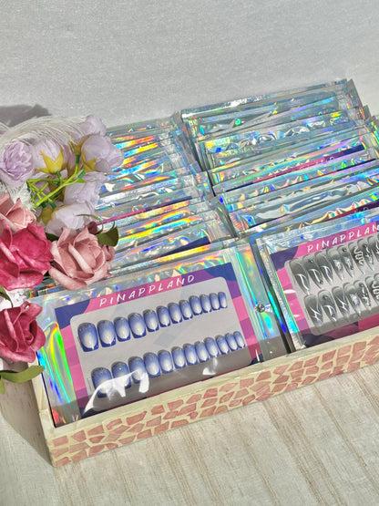 [TreasureBox] 6+1 Sets Of 24PCS Press On Nails