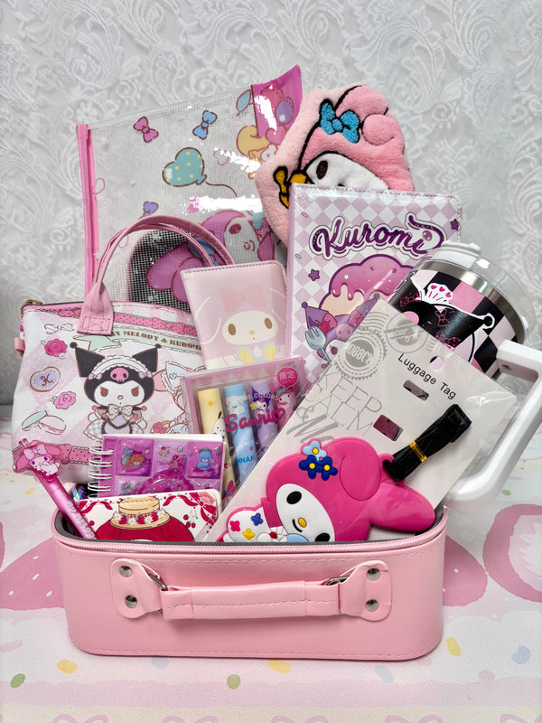 1 Cute Suitcase + 10/15 Random items